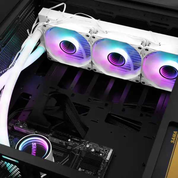 Sama 360 Lga1200 Lga1700 Lga 2011 Siyah Su Soğutma Pc Soğutucu Watercoole Cpu Soğutma Su Soğutucu Sistemi Pc Kasa Soğutma için