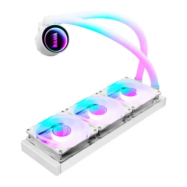 Sama 360mm Cpu Su Soğutma 5v Argb Fan Ile Oyun Bilgisayar Kasası Için Güçlü Su Soğutucu Cpu Için Sıvı Soğutucu