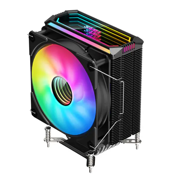 Sama 6 Isı Boruları Cpu Soğutucu 4 Pin Rgb Pc Sessiz Intel Lga 2011 775 1200 1150 1151 1155 X79 X99 Am3 Am4 Am5 Cpu Soğutma Fanı H