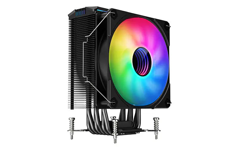 Sama 6 Isı Boruları Cpu Soğutucu 4 Pin Rgb Pc Sessiz Intel Lga 2011 775 1200 1150 1151 1155 X79 X99 Am3 Am4 Am5 Cpu Soğutma Fanı H