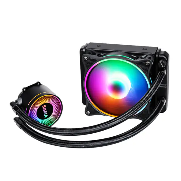 Sama Aio Cpu 120mm Radyatör Soğutucu Sıvı Rgb Soğutucu Cpu Su Soğutma Radyatörü Pc Oyun