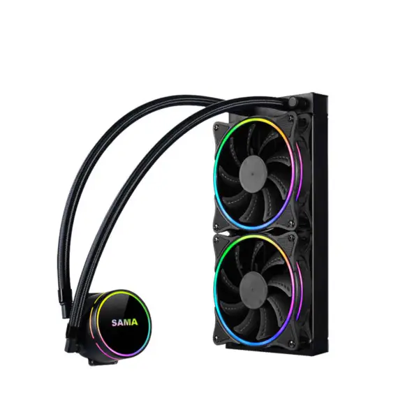 Sama Aio Cpu 240mm Radyatör Soğutucu Sıvı Rgb Soğutucu Cpu Su Soğutma Radyatörü Pc Oyun