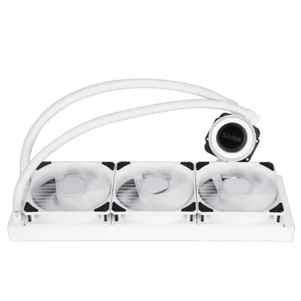 Sama Aio Cpu 360mm Radyatör Beyaz Siyah Soğutucu Sıvı Rgb Soğutucu Cpu Pc Bilgisayar İşlemci Su Soğutma Radyatörü Pc Oyun