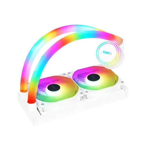 Sama Aio Sıvı Soğutma 240mm Argb Fan Soğutucu Pc Su Soğutma