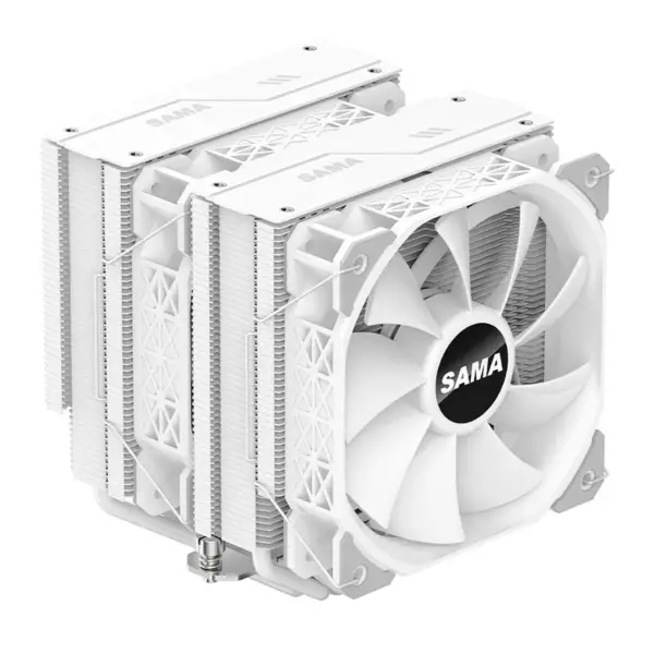 Sama Am4 Am5 Cpu Soğutucu Soğutucu Güçlü Fonksiyonel Fan Çift Fanlı Soğutucu Cpu İşlemci Soğutma