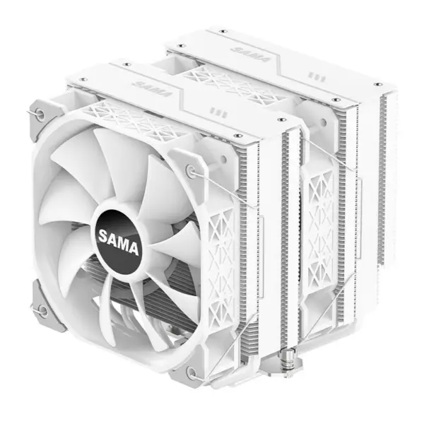 Sama Am4 Am5 Cpu Soğutucu Soğutucu Güçlü Fonksiyonel Fan Çift Fanlı Soğutucu Cpu İşlemci Soğutma