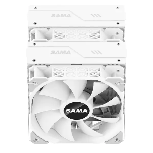 Sama Am4 Am5 Cpu Soğutucu Soğutucu Güçlü Fonksiyonel Fan Çift Fanlı Soğutucu Cpu İşlemci Soğutma