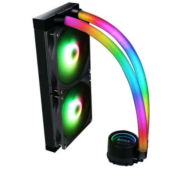 Sama Am4 Am5 Soğutucu Oyun Bilgisayarı Sıvı Soğutucu Cpu Soğutucu Argb Hava Pompası Düşük Gürültü ile