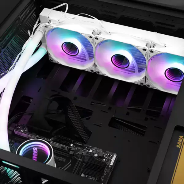 Sama Cpu Soğutma Suyu Sistemi Aio Soğutucu Soğutma Kiti Oyun Pc Kasası İçin Sıvı Ekran Cpu