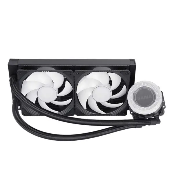 Sama Özel Siyah 240mm Radyatör Pc Cpu Su Soğutucu