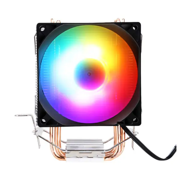 Sama Özelleştirilebilir Logo Bilgisayar Soğutma Fanı 5v 3pin Rgb Soğutucu Pc Intel Amd Cpu Hava Soğutucu 3 Isı Borusu 40000h Cpu Soğutucu