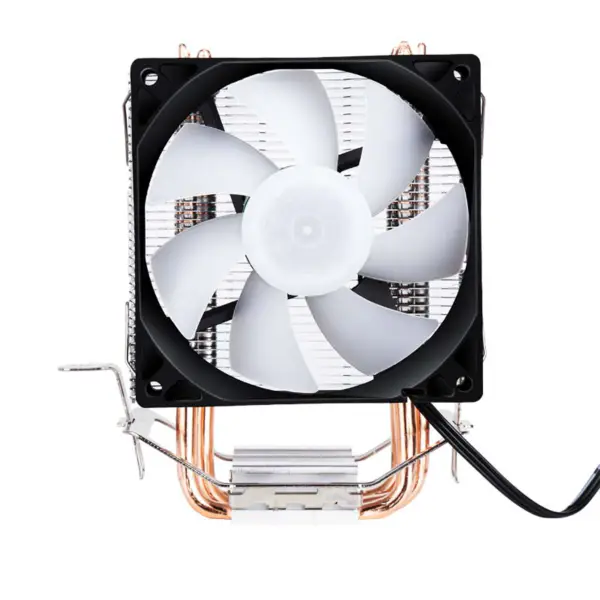 Sama Özelleştirilebilir Logo Bilgisayar Soğutma Fanı 5v 3pin Rgb Soğutucu Pc Intel Amd Cpu Hava Soğutucu 3 Isı Borusu 40000h Cpu Soğutucu
