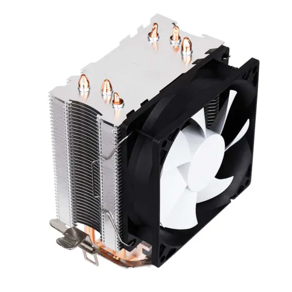 Sama Özelleştirilebilir Logo Bilgisayar Soğutma Fanı 5v 3pin Rgb Soğutucu Pc Intel Amd Cpu Hava Soğutucu 3 Isı Borusu 40000h Cpu Soğutucu