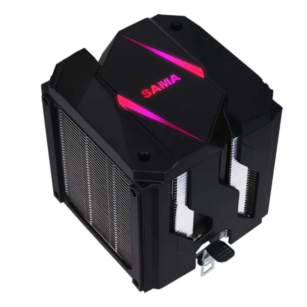 Sama 4 Isı Borusu 90mm Cpu Fan Soğutucu Soğutucu Gökkuşağı Cpu Soğutucu Hava Soğutucu