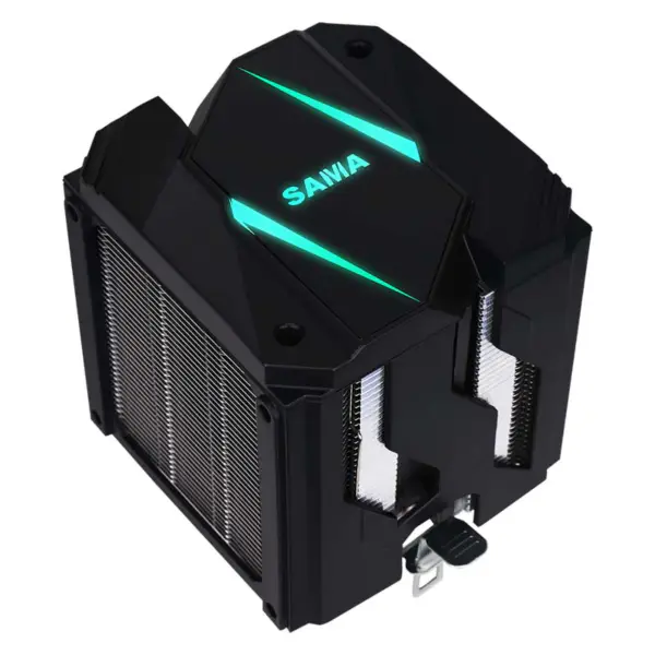 Sama 4 Isı Borusu 90mm Cpu Fan Soğutucu Soğutucu Gökkuşağı Cpu Soğutucu Hava Soğutucu