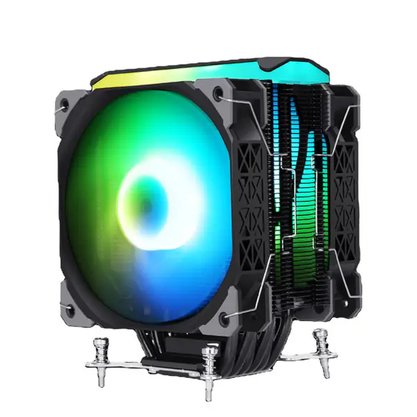 Özelleştirilebilir Logolu Sama 6 Isı Borulu Çift Fanlı Cpu Soğutucu