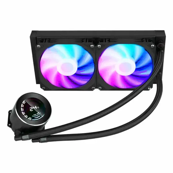 Sama Aio 240mm Lcd Ekran Su Soğutma Sistemi Soğutma Pc Su Soğutma Heatdink Cpu
