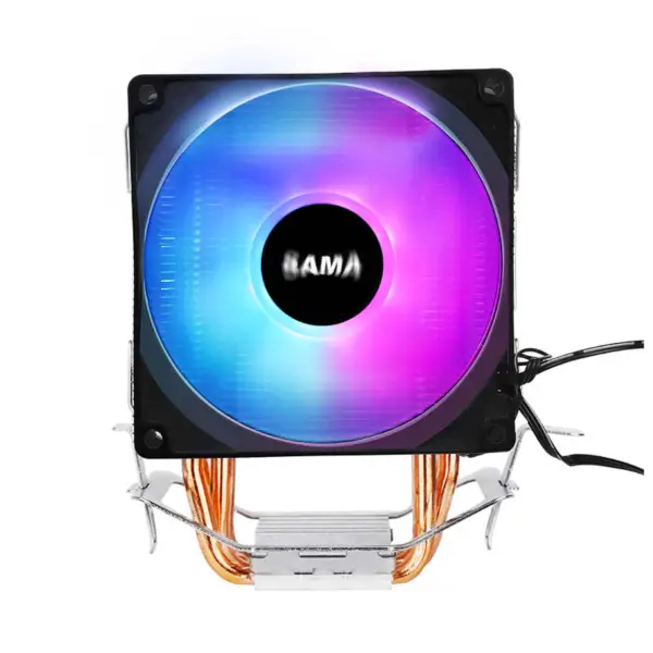 Sama 3 Siyah Isı Boruları Cpu Hava Soğutucu Dizüstü Cpu Soğutucu 35.07cfm Argb Etkili Cpu Soğutucu