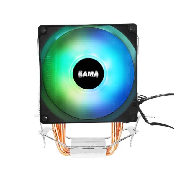 Sama 3 Siyah Isı Boruları Cpu Hava Soğutucu Dizüstü Cpu Soğutucu 35.07cfm Argb Etkili Cpu Soğutucu