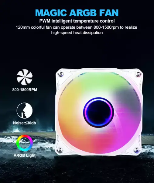 Sama Özelleştirilmiş 120mm Rgb Aydınlatma Sıvı Aio Soğutucu Cpu Sıvı Soğutucu Su Soğutma Pc Için Sıvı Soğutucu