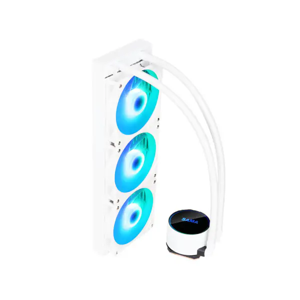 Sma Ekran Cpu Çekirdek Sıcaklığı Sıvı Soğutucu 50000hrs Cpu Soğutucu Rgb Özelleştirilebilir Logo Argb Cpu Soğutucu