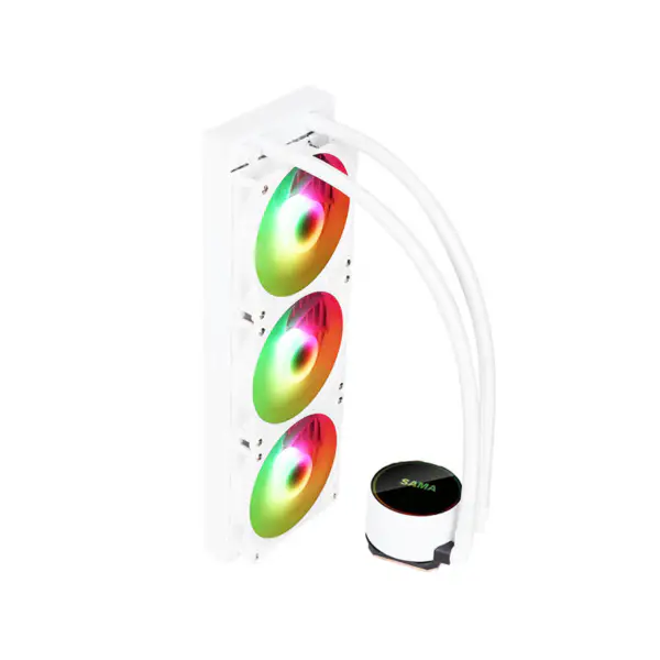 Sma Ekran Cpu Çekirdek Sıcaklığı Sıvı Soğutucu 50000hrs Cpu Soğutucu Rgb Özelleştirilebilir Logo Argb Cpu Soğutucu