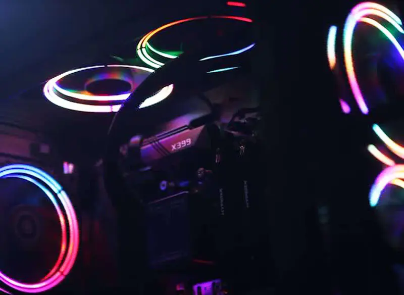 Alseye 120mm Rgb Liquid Cooking Fan For Gaming Computer