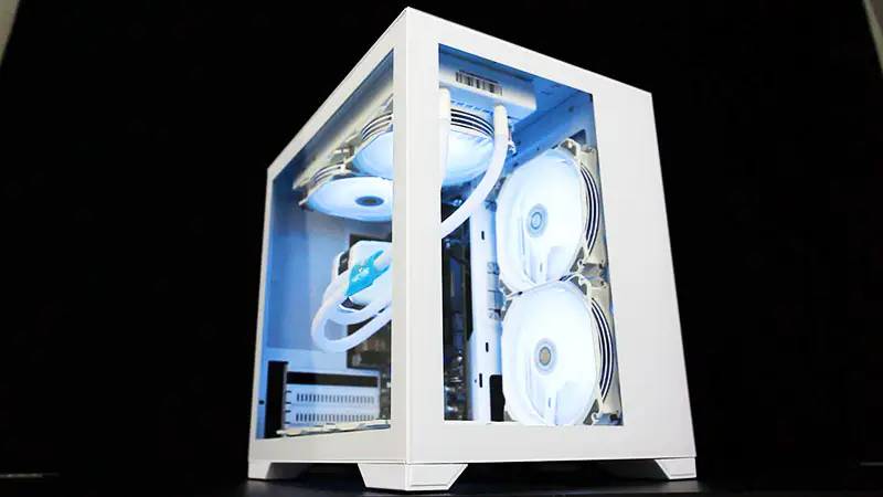 Alseye 360mm White Frame Sync Argb Aio Liquid Cooler With Temperature Display For 12th Gen Cpu