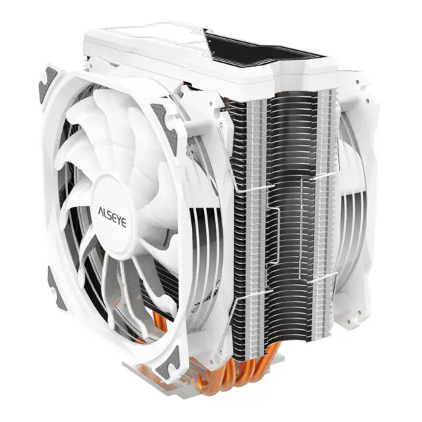 Alseye 4 Isı Borusu 120mm Sync Çift Fan Kulesi Argb Cpu Hava Soğutma Fanı