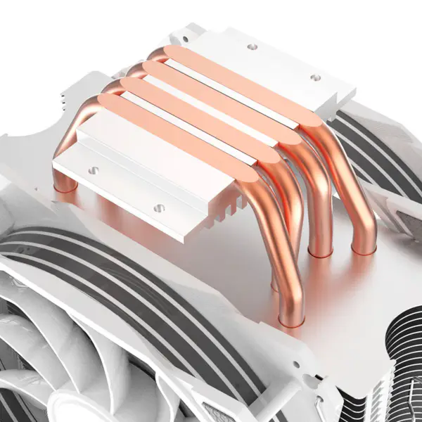 Alseye 4 Isı Borusu 120mm Sync Çift Fan Kulesi Argb Cpu Hava Soğutma Fanı