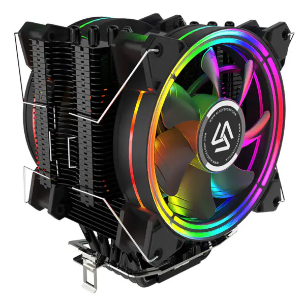 Amazon En Çok Satan Tdp 180w Oyun Kasası Cpu Soğutucu 120mm Pwm Kasa Fanı Isı Boruları Evrensel Platform Pc Hava Soğutucu