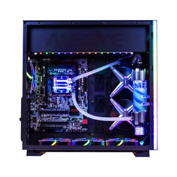 Bilgisayar Pc Su Soğutma Kiti Parçaları Sıvı Soğutma Diy 240 Radyatör 2 Adet Kasa Fanı ile