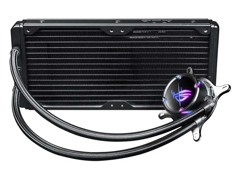 AsUs Rog Strix Lc Ii 280 Argb Aio 2fans Entegre Su Soğutma Radyatörü Cpu Asetek İşlemci Soğutma Fanı