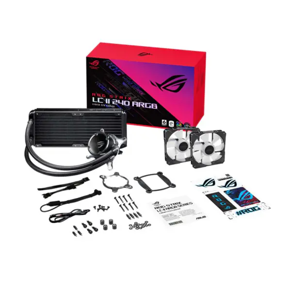 AsUs Rog Ryujin Ii 240 Argb 2fans Entegre Su Soğutma Radyatörü 12. Nesil Cpu Asetek İşlemci Soğutma