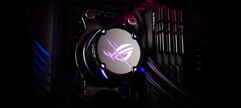 AsUs Rog Strix Lc Ii 240 2fans Entegre Su Soğutmalı Radyatör Cpu Asetek 7. Pwm Dc Cpu Soğutma Fanı