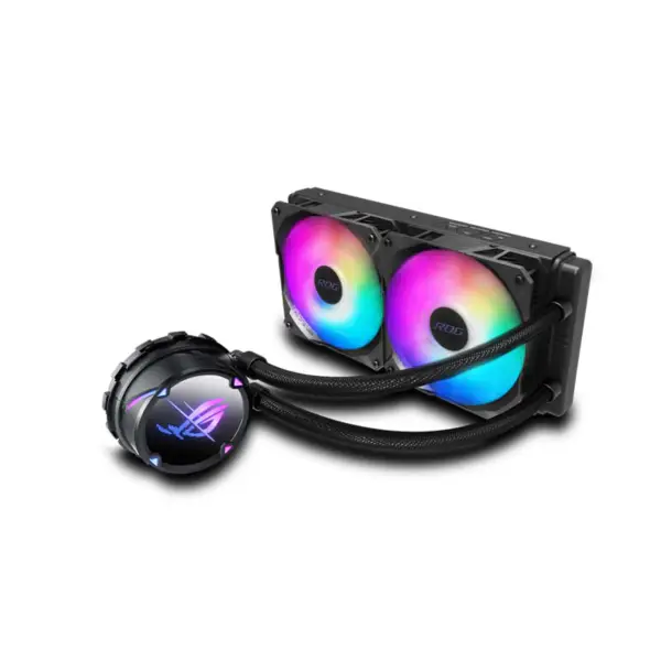 AsUs Rog Strix Lc Ii 240 Argb 2fans Entegre Su Soğutmalı Radyatör Cpu Asetek 7. Pwm Dc Cpu Soğutma Argb Fan