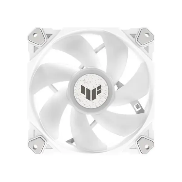 AsUs Tuf Gaming Beyaz Tf120 Pc Fanı Saf Beyaz Tasarım Argb Fan Pwm Sıcaklık Kontrolü Hız Kontrolü Çift katmanlı Led Dizisi