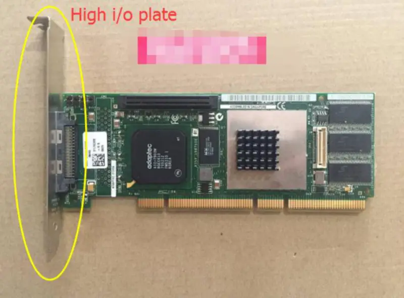 ADAPTEC ASR-2120S/64MB 320MB ADAPTEC için SCSI RAID kartı